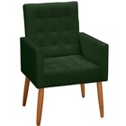 Kit 2 Poltronas Decorativas Para Sala Com Pés Palito Esperanz