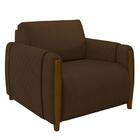 Kit 2 Poltronas Decorativas Para Sala De Estar 98cm Amaranto