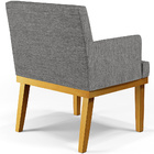 Kit 2 Poltronas Decorativas Para Sala De Estar Base Mel Beatr