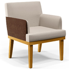 Kit 2 Poltronas Decorativas Para Sala De Estar Beatriz W01 Li