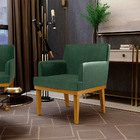 Kit 2 Poltronas Decorativas Para Sala De Estar E Recepção Bea