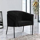 Kit 2 Poltronas Decorativas Para Sala Recepção Italia Suede P