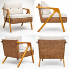 Kit 2 Poltronas Decorativas Para Sala Recepção Laura Luxo Lin