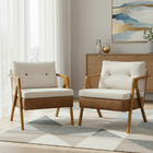 Kit 2 Poltronas Decorativas Para Sala Recepção Laura Luxo Lin