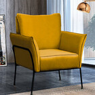 Kit 2 Poltronas Decorativas Para Sala, Recepção Lotus Suede A