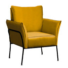 Kit 2 Poltronas Decorativas Para Sala, Recepção Lotus Suede A