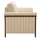 Kit 2 Poltronas Decorativas Pés Em Madeira Market Linho Champ