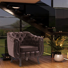 Kit 2 Poltronas Decorativas Pés Luís Xv Manchester Velosuede