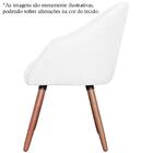 Kit 2 Poltronas Decorativas Pes Madeira Adapt Corano Vazzano