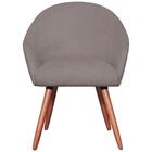 Kit 2 Poltronas Decorativas Pes Madeira Adapt Veludo Vazzano