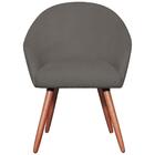 Kit 2 Poltronas Decorativas Pes Madeira Adapt Veludo Vazzano