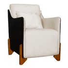 Kit 2 Poltronas Decorativas Pés Madeira Heloisa Veludo Compos