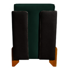 Kit 2 Poltronas Decorativas Pés Madeira Heloisa Veludo Compos