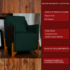 Kit 2 Poltronas Decorativas Pés Madeira Heloisa Veludo Compos