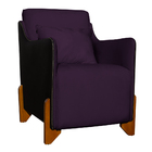 Kit 2 Poltronas Decorativas Pés Madeira Heloisa Veludo Compos