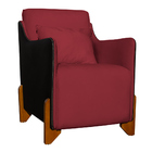 Kit 2 Poltronas Decorativas Pés Madeira Heloisa Veludo Compos