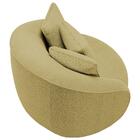 Kit 2 Poltronas Decorativas Pes Madeira Maly Boucle Moll