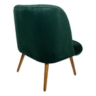 Kit 2 Poltronas Decorativas Pés Palito De Madeira Dortmund Ve