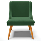 Kit 2 Poltronas Decorativas Pés Palito De Madeira Firenze Vel