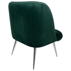 Kit 2 Poltronas Decorativas Pés Palito Polido Dortmund Veludo