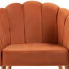 Kit 2 Poltronas Decorativas Pes Tauari 7049 Veludo Dmobiliario