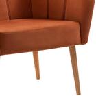 Kit 2 Poltronas Decorativas Pes Tauari 7049 Veludo Dmobiliario