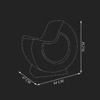 Kit 2 Poltronas Decorativas Pneu Wheel Seat P Zero Preto/amar