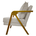 Kit 2 Poltronas Decorativas Reforçadas Shine Para Sala Recepç