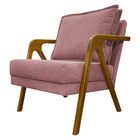 Kit 2 Poltronas Decorativas Reforçadas Shine Para Sala Recepç