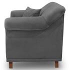 Kit 2 Poltronas Decorativas Retro Polo Suede Ezz