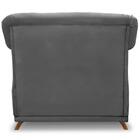 Kit 2 Poltronas Decorativas Retro Polo Suede Ezz