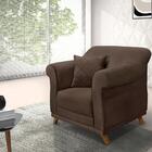 Kit 2 Poltronas Decorativas Retro Polo Veludo Ezz