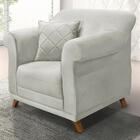 Kit 2 Poltronas Decorativas Retro Polo Veludo Ezz