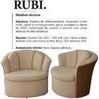 Kit 2 Poltronas Decorativas Rubi Linho E Corano Tce1025 Tcs13