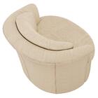 Kit 2 Poltronas Decorativas Sala De Estar 93cm Redonda Rubia