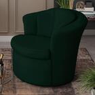 Kit 2 Poltronas Decorativas Sala De Estar 93cm Redonda Rubia