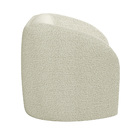 Kit 2 Poltronas Decorativas Sala De Estar Adam Boucle Off Whi