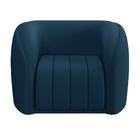 Kit 2 Poltronas Decorativas Sala De Estar Adam Veludo Azul Ma