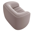 Kit 2 Poltronas Decorativas Sala De Estar Adam Veludo Rosê G4