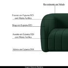 Kit 2 Poltronas Decorativas Sala De Estar Adam Veludo Verde G