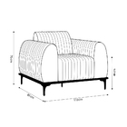 Kit 2 Poltronas Decorativas Sala De Estar Base De Madeira Eur