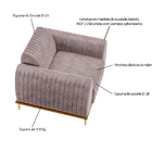 Kit 2 Poltronas Decorativas Sala De Estar Base De Madeira Eur