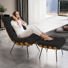 Kit 2 Poltronas Decorativas Sala De Estar Costela L02 Suede P