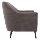 Kit 2 Poltronas Decorativas Sala De Estar Kyle Veludo Avelã -