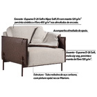 Kit 2 Poltronas Decorativas Sala De Estar Martin Com Almofada