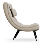 Kit 2 Poltronas Decorativas Sala De Estar Pés Palito Letty Ve