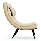 Kit 2 Poltronas Decorativas Sala De Estar Pés Palito Letty Ve