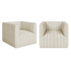 Kit 2 Poltronas Decorativas Sala De Estar Recepção Aurora Bou