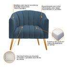 Kit 2 Poltronas Decorativas Sala De Estar Recepção Senna Linh