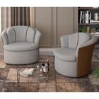 Kit 2 Poltronas Decorativas Sala De Estar Redonda Rubia M22 L